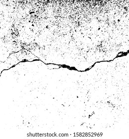 Vector grunge texture. Black and white abstract background. Eps10