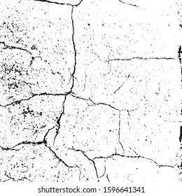 Vector grunge texture. Black and white abstract background. Eps10