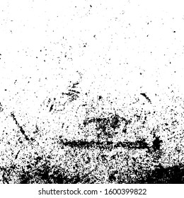 Vector grunge texture. Black and white abstract background. Eps10