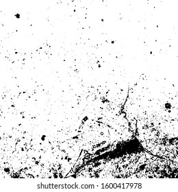Vector grunge texture. Black and white abstract background. Eps10