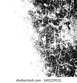 Vector grunge texture. Black and white abstract background. Eps10