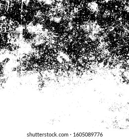 Vector grunge texture. Black and white abstract background. Eps10