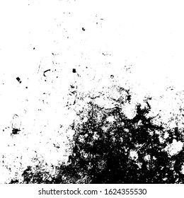 Vector grunge texture. Black and white abstract background. Eps10