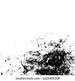 Vector grunge texture. Black and white abstract background. Eps10