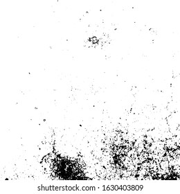 Vector grunge texture. Black and white abstract background. Eps10