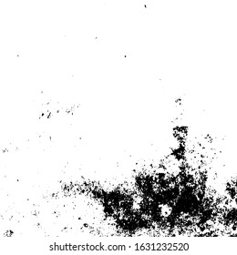 Vector grunge texture. Black and white abstract background. Eps10