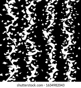 Vector. Grunge texture. Black and white background brush pattern.