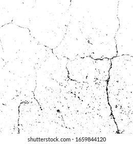 Vektorillustration Grunge Textur. Abstrakter schwarz-weißer Hintergrund. EPS10