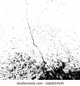 Vector grunge texture. Black and white abstract background. Eps10