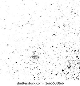 Vektorillustration Grunge Textur. Abstrakter schwarz-weißer Hintergrund. EPS10