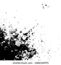 Vector grunge texture. Black and white abstract background. Eps10