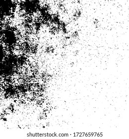 Vector grunge texture. Black and white abstract background. Eps10
