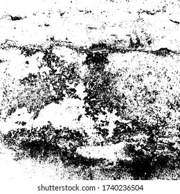 Vector grunge texture. Black and white abstract background. Eps10