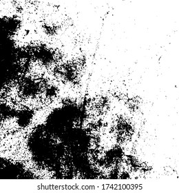 Vector grunge texture. Black and white abstract background. Eps10