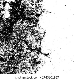 Vector grunge texture. Black and white abstract background. Eps10