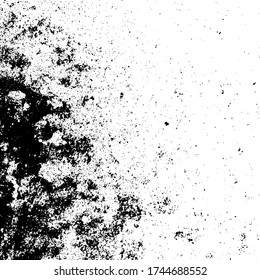 Vector grunge texture. Black and white abstract background. Eps10