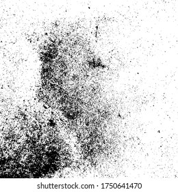 Vector grunge texture. Black and white abstract background. Eps10