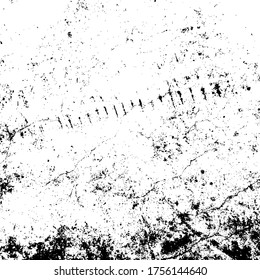 Vector grunge texture. Black and white abstract background. Eps10