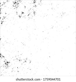 Vector grunge texture black and white. Monochrome pattern. Abstract background illustration.