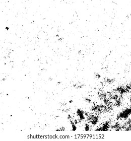 Vector grunge texture. Black and white abstract background. Eps10
