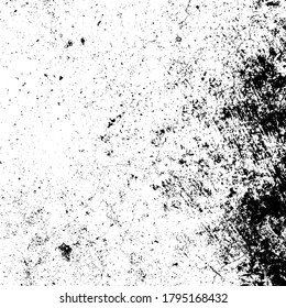 Textura de grunge vectorial. Fondo abstracto en blanco y negro. Eps10