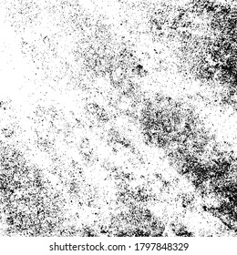 Textura de grunge vectorial. Fondo abstracto en blanco y negro. Eps10