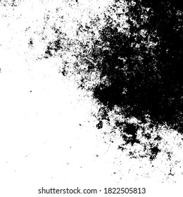 Vector grunge texture. Black and white abstract background. Eps10