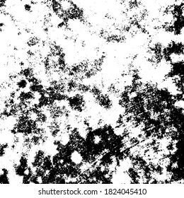 Textura de grunge vectorial. Fondo abstracto en blanco y negro. Eps10