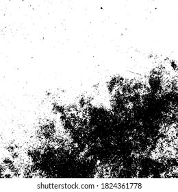 Vector grunge texture. Black and white abstract background. Eps10