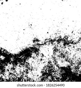 Vector grunge texture. Black and white abstract background. Eps10