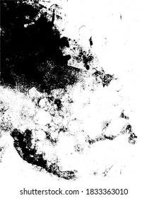 Vector grunge texture in black and white