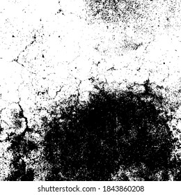 Vector grunge texture. Black and white abstract background. Eps10