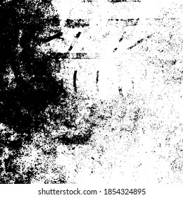 Textura de grunge vectorial. Fondo abstracto en blanco y negro. Eps10