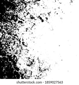 Textura de grunge vectorial. Fondo abstracto en blanco y negro. Eps10