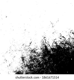 Textura de grunge vectorial. Fondo abstracto en blanco y negro. Eps10