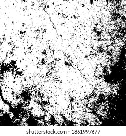 Vector grunge texture. Black and white abstract background. Eps10