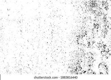Vector grunge texture .Black and white background.Vintage old wall effect.