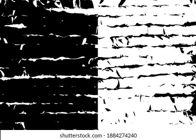 Vector Grunge texture is black and white Abstact dark background. Black and white Wall grunge background 