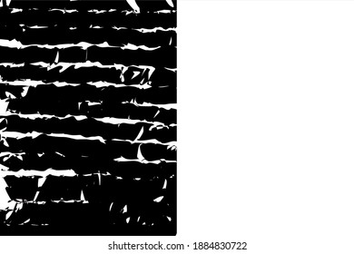 Vector Grunge texture is black and white Abstact dark background. Black and white Wall grunge background 