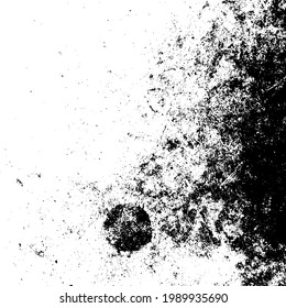 Vector grunge texture. Black and white abstract background. Eps10