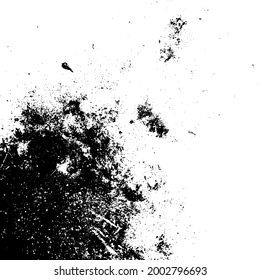 Vector grunge texture. Black and white abstract background. Eps10