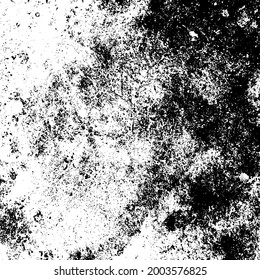 Vector grunge texture. Black and white abstract background. Eps10
