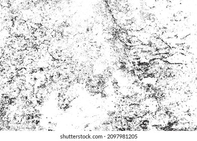 Fondo blanco y negro de la textura de grunge vectorial. Viejo efecto de pared.	