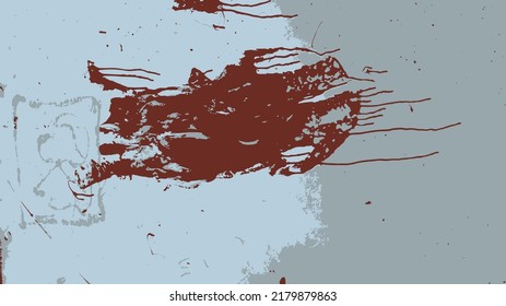 Vector grunge texture. Black and white composition. Old cracked, peeling wall of an old house Vector illustration. EPS10