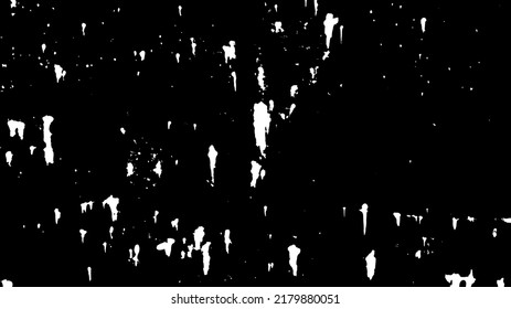 Vector grunge texture. Black and white composition. Old cracked, peeling wall of an old house Vector illustration. EPS10