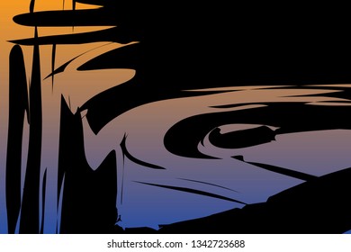 Vector grunge texture. Color background. Abstract