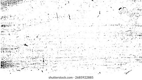 Vector grunge textura hormigón abstracto de la tensión superpuesta sobre fondo blanco.