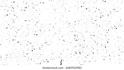 Vector grunge textura hormigón abstracto de la tensión superpuesta sobre fondo blanco.