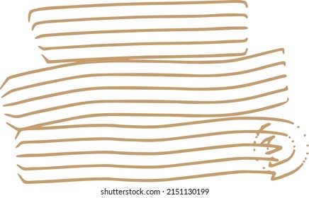 Vector grunge texture of horizontal hand drawn lines. Abstract lines black simple style doodle presentation background template