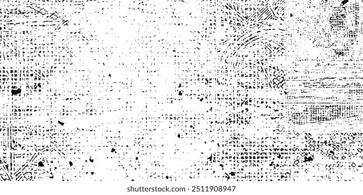 Vector Grunge Texture. Overlay Distress grain monochrome design. 